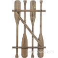 Прибрежный деревянный декор стены весла